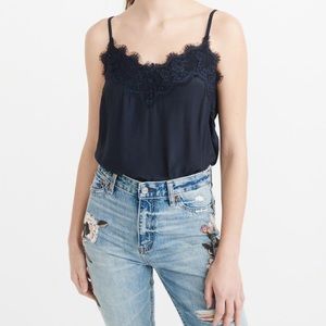 SATIN LACE CAMI